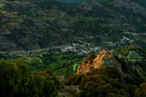 Purple Rustic Jacuzzi Villa in Saranti Village Nicosia - A perfect place to relax and escape in Cyprus Holiday Home - Mountain Views Jacuzzi and Sauna - quite place - suitable for couples and families