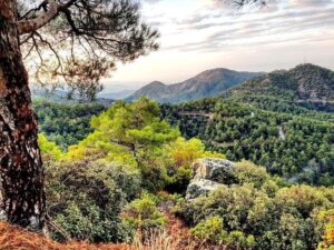 Purple Rustic Jacuzzi Villa in Saranti Village Nicosia - A perfect place to relax and escape in Cyprus Holiday Home - Mountain Views Jacuzzi and Sauna - quite place - suitable for couples and families